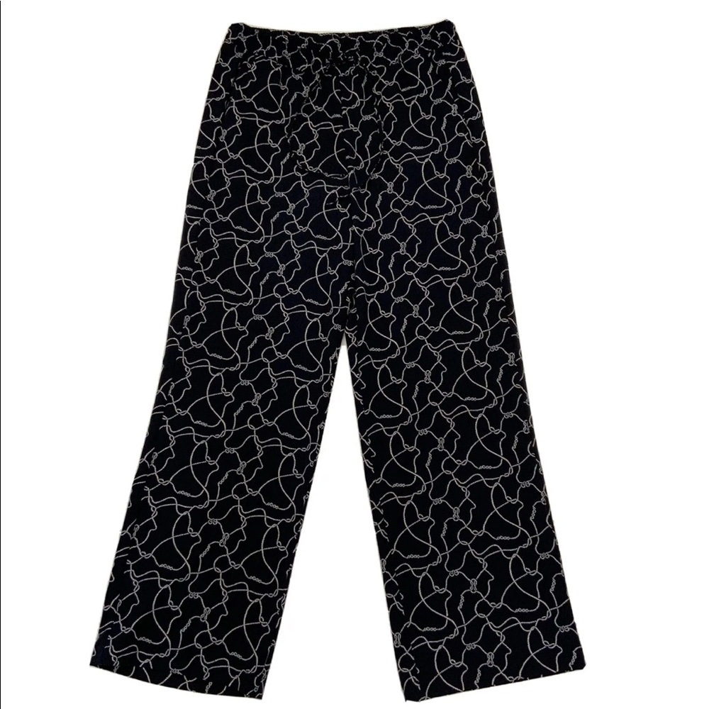 Talbots Elastic Waist Drawstring Pull On Pants Na… - image 2